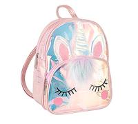 Hifot Unicorno Mini Zainetti per Bambini, Trasparente Unicorn Zaino Asilo Tempo Libero Zaino Bambini per Ragazze