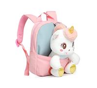 Hifot Unicorno Zainetto per Bambini, Zaino Asilo in peluche Staccabile Mini Morbido Zaini Unicorno Regali Bambini