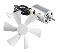 hifrom Ventilatore da tetto per camper, 6 pollici, con albero D da 12 V, lame di ricambio per camper, compatibile con Heng's, Elixir, Ventline, Jensen RV, bianco