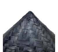 HIFRQVVC Cappello conico orientale cinese in bambù, Cappello da sole in bambù e rattan for bambini, 36 cm, accessorio for cosplay e danza