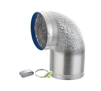 HIFRQVVC Condotti in Alluminio, Flex Air - Tubo Flessibile in Alluminio Resistente alle Alte Temperature - Isolamento - Tubo Flessibile for condizionatori d'Aria con contrazione Libera(1.5m 160mm)