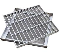 HIFRQVVC Coperture per scarichi Esterni, Kit di Copertura for Scarico griglia Quadrata for Esterni in Acciaio Inossidabile 304 da 15 a 30 cm(30x30x2cm(11.8x11.8x0.79in))