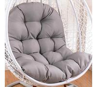 HIFRQVVC Cuscini di ricambio per poltrona Egg Chair, Hanging Basket Chair And Bench Cushion Multicolor(Grey)