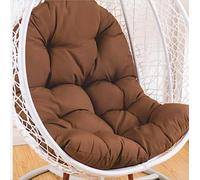 HIFRQVVC Cuscini di ricambio per poltrona Egg Chair, Hanging Basket Chair And Bench Cushion Multicolor(Brown)