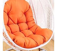 HIFRQVVC Cuscini di ricambio per poltrona Egg Chair, Hanging Basket Chair And Bench Cushion Multicolor(Orange)