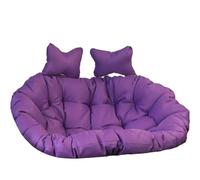 HIFRQVVC Cuscini di ricambio per poltrona Egg Chair, Water Resistant Detachable Hammock Swing Cushion 150x110x16cm Multicolor(E)