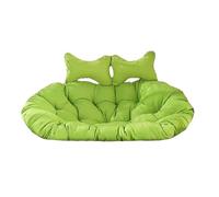 HIFRQVVC Cuscini di ricambio per poltrona Egg Chair, Water Resistant Detachable Hammock Swing Cushion 150x110x16cm Multicolor(A)