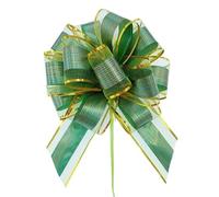 HIFRQVVC Fiocchi da Regalo, Pull Bows 20 Pezzi sferica Scatola di Fiori Che avvolge Decorazioni Multicolor for Matrimoni, Feste Compleanno(Green)