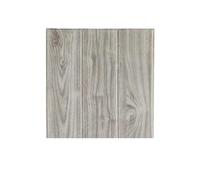 HIFRQVVC Piastrelle adesive per pareti effetto legno, Piastrelle da parete 3D fai da te, stacca e attacca, 35x35 cm, impermeabili, multicolore, confezione da 5 o 10(Grey Oak,5pcs 35X35cm)