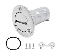HIFRQVVC Riempimento del Serbatoio del Carburante, Tappo di riempimento for Barca da 1-1/2 Pollici, Chiave for Gas/Acqua/Carburante/Diesel/rifiuti, Acciaio Inossidabile Marino 316(Fuel)
