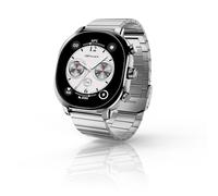 HiFuture AIX Amoled - Smartwatch wireless in acciaio inox, colore: argento