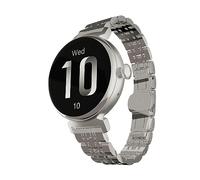 HiFuture Aura Smartwatch da donna, Display AMOLED in Acciaio Inossidabile da 1,08 pollici, Cardiofrequenzimetro, Sensori Real SpO2, Contapassi, Impermeabile IP68, Compatibile con Android e iOS