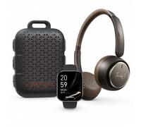HIFUTURE PACK9 RITORNO A SCUOLA: HI-PACK9/26 Cuffie Bluetooth wireless HiFuture Turbo marroni + Smartwatch LUME nero + Altoparlante Bluetooth Pocket S