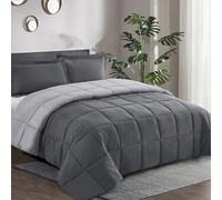 HIG Set copripiumino da 260 x 220 cm, con 2 federe, certificato Oeko-TEX, design cucito a scatola, in alternativa da 2700 g, morbido, soffice