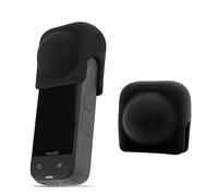 Higatful Copriobiettivo per Insta360 X5/X4, custodia protettiva in silicone per Insta 360 ONE X4 Accessori di protezione dell'obiettivo, Nero