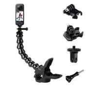 Higatful Jaws - Morsetto flessibile con collo d'oca regolabile, compatibile con fotocamere GoPro Hero 12, Insta360 ONE X3 GO 3 e DJI Osmo Action 4