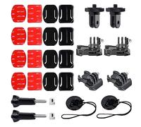 Higatful Supporto adesivo per casco Insta360, 3M, compatibile con Gopro, Insta360 ONE X3, X2, X, RS, R, GO 3 2 e DJI OSMO Action Helmet