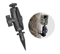 Higatful Supporto per fotocamera Trail, nero, compatibile con inserto filettato da 1/4" x 20, supporta GoPro, Insta360 ONE X2, DJI OSMO Action 2, fotocamera da gioco da caccia, girevole a 360°,