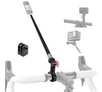 Higatful Supporto per manubrio di moto e bici, bastone per selfie per Insta360, kit per bici e moto, accessori di montaggio compatibili con Insta 360 X4 X3 X2 X, Go pro Hero 13 e DJI OSMO Action 5 Pro