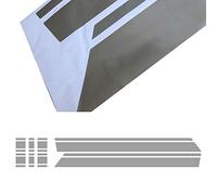 HIGGER 1 Set Car Styling Cofano anteriore Strisce posteriori Cappuccio cofano motore Copertura Decal Adesivi per auto per Mini F60 (Oro)