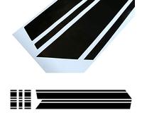 HIGGER 1 Set Car Styling Cofano anteriore Strisce posteriori Cappuccio cofano motore Copertura Decal Adesivi per auto per Mini F60 (Nero)