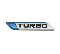HIGGER 3D Metal Turbo Turbocharged Car Sticker Logo Emblem Badge Sticker Decalcomanie Car Styling