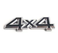 HIGGER Distintivo dell'emblema dell'autoadesivo dell'automobile del Quattro-azionamento del Metallo 4X4 3D per l'automobile