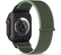 Higgs Cinturini Trail Loop Nylon Compatibile con Cinturino Apple Watch 44mm Ultra/Ultra 2 49mm 42mm 45mm 46mm, Regolabile Nylon Sportivo per iWatch Serie 10 9 SE/2 8 7 6 5 4 3 2 1 Uomo