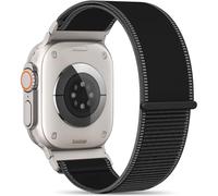 Higgs Cinturini Trail Loop Nylon Compatibile con Cinturino Apple Watch 44mm Ultra/Ultra 2 49mm 42mm 45mm 46mm, Regolabile Nylon Sportivo per iWatch Serie 10 9 SE/2 8 7 6 5 4 3 2 1 Uomo
