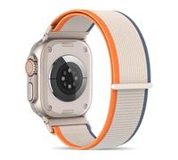 Higgs Cinturini Trail Loop Nylon Compatibile con Cinturino Apple Watch 44mm Ultra/Ultra 2 49mm 42mm 45mm 46mm, Regolabile Nylon Sportivo per iWatch Serie 10 9 SE/2 8 7 6 5 4 3 2 1 Uomo