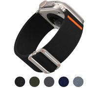 Higgs Nylon Cinturini Compatibile con Cinturino Apple Watch 44mm 46mm 45mm 42mm Ultra/Ultra 2 49mm Uomo,Cinturino Regolabile Nylon Elastico Sport Cinturino per iWatch Series 10 9 SE/2 8 7 6 5 4 3 2 1