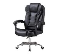 High Back Ergonomic Office Chair Reclining Swivel with Adjustable Headrest And Lumbar Support for all-Day Comfort(Black)