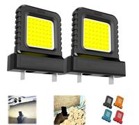 High Brightness Cordless LED Floodlight -Universal Power Tool Battery Compatible, 2000 Lumens, IP67 Waterproof Work Light for Job Sites, Garages & Outdoor Use (Blue,2pcs)