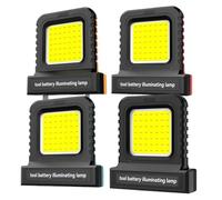 High Brightness Floodlight- for All Power Tool Batteries, Portable Floodlight Compatible with 20V or 21v Tools, for Workshops, Garages, Factories (4pcs)