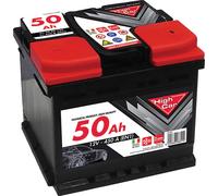 Batteria Auto da 50AH 450A 12V polo positivo destro cassetta L1 HIGH CAR