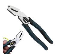 High Carbon Steel - Cable Stripper, Crimper Tool Professional Heavy Duty Multi Tasking Wire Processing | Engineering Device, Stripping Crimping Cutting with Electrician Home Repair Project
