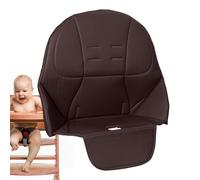 High Chair Cover | High Chair Cushion, Cute Pattern, Comfortable Seat Belt Design | Seat Cushion Breathable Pad Wear-resistant PU Leather And Sponge Soft Comfortable Se-at Pad