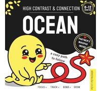 High Contrast & Connection Ocean: Visual Stimulation Book for Infants | Focus Tracking, Tummy Time & Parent-Baby Connection