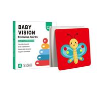 High Contrast , Visual Stimolation Cards, 43,2 x 40 x 33 pollici, Adorable Children, Black and White Learning Cards for 0 to 3 Months, Educational Sensory Toy