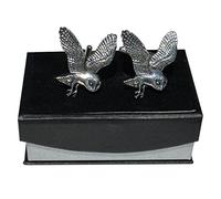 High Country Pewter Gemelli Gufi Volant, Fatto a Mano di Peltro