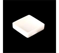 High-Density Alumina Crucible for Metal Smelting - Square/Rectangular Design, 0.9 to 185ml Capacity, Ideal for Laboratory and Industrial Use(80x80x40mmx185)