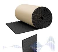 High Density Self-Adhesive Sound Insulation Acoustic Closed Cell Foam, Acoustic Panels Sounds Pads, Sound Proof Padding, Fire/Water Resistant Accoustic Treatmeent Foam, Self-Adhesive Sounds Barrier