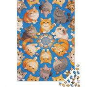 High Difficulty And Interesting Puzzle 1000 Pezzi Carta Spessa Dettagliato Per Adultidifficil Non Tossico Many Cats Per Famiglie Puzzle Per Famiglia 70x50cm/1000pcs