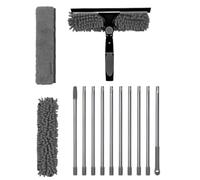 High Duster - Multifunctional Cleaning Tool, Microfiber Long Handle Cobweb Dusters, Ceiling Fan Dust Remover Multi-Function Dusting Cleaning Supplies For Shelf Lampshade Window