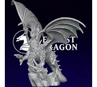High Elf Eroi Su Drago Figurina Wargame, Giochi Di Ruolo