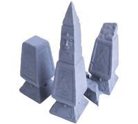 High Elves - Pietre di strada antiche perfette per Age of Sigmar, Dungeons and Dragons, Warhammer (set da 3)
