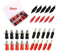 High End Spina a Banana Da 4Mm/Boccole Da Pannello/4 Mm Connettore Altoparlante