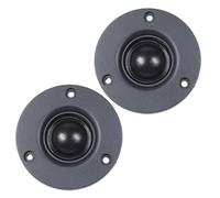 High Fidelitys - Coppia di altoparlanti tweeter da 3", 30 W, 74 mm, con cupole in pellicola di seta e magneti, non griglie per alti e tweeter trasparenti