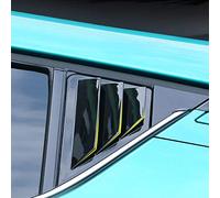 HIGH FLYING Per C-HR 2016-2022 otturatore finestra decorazione ABS plastica 2 pezzi (nero lucido)