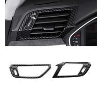 HIGH FLYING per Q3 F3 2019 2020 2021 Cornici dei Ventilazione Interno Plastica ABS 2 Pezzi (Colore Fibra di Carbonio)